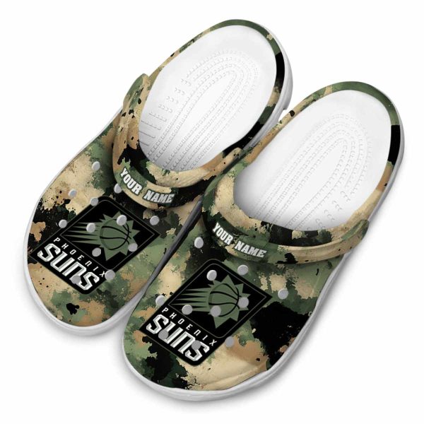 customized phoenix suns camouflage craze clog latest model