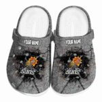customized phoenix suns cracked ground texture clog best selling