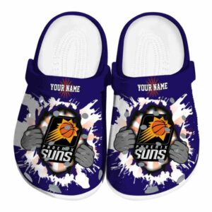 customized phoenix suns gripping hand clog best selling