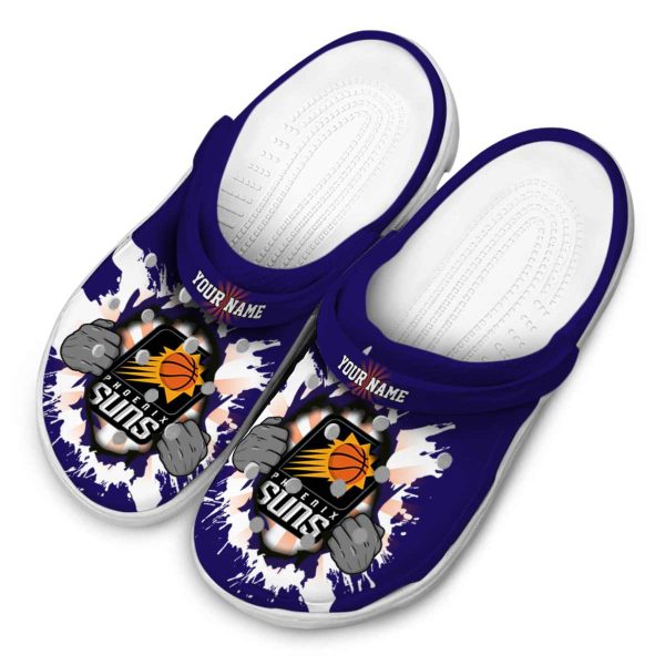 customized phoenix suns gripping hand clog latest model
