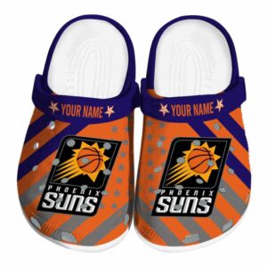 customized phoenix suns star spangled graphic clog best selling