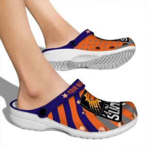 customized phoenix suns star spangled graphic clog fashion forward