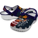 customized phoenix suns star spangled side pattern clog best selling