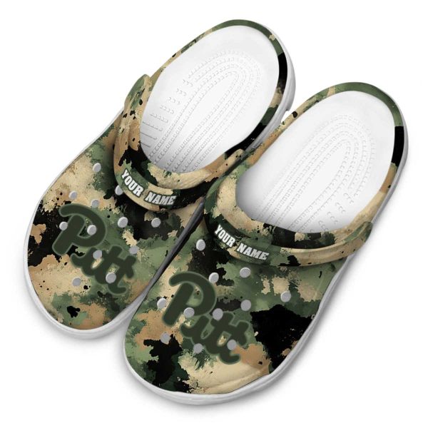 customized pittsburgh panthers camouflage craze clog latest model