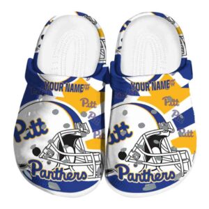 customized pittsburgh panthers football helmet clog best selling