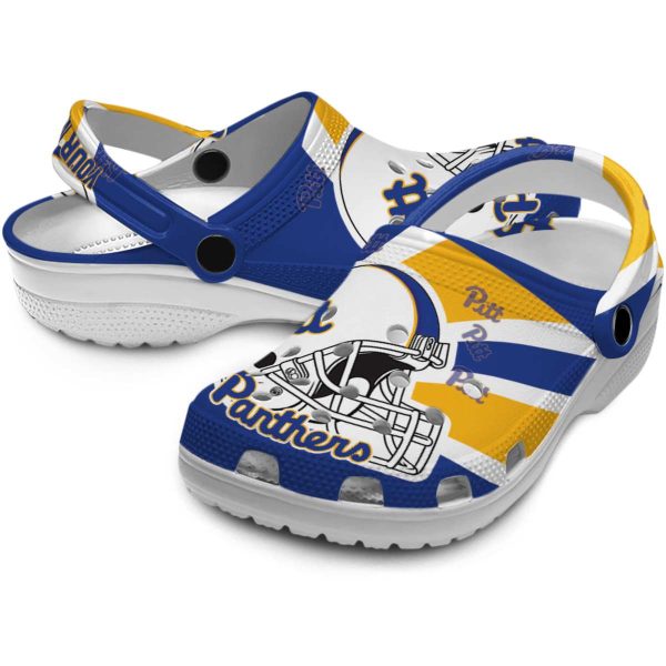 customized pittsburgh panthers football helmet clog high quality