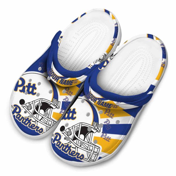 customized pittsburgh panthers football helmet clog latest model