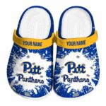 customized pittsburgh panthers splash art clog best selling