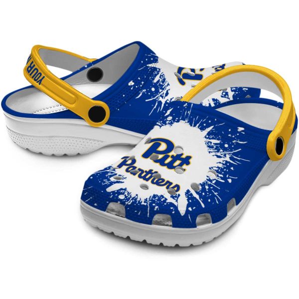 customized pittsburgh panthers splash art clog high quality