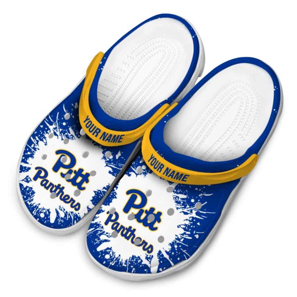 customized pittsburgh panthers splash art clog latest model