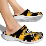 customized pittsburgh penguins paint splatter graphics clog best selling