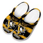 customized pittsburgh penguins paint splatter graphics clog best selling