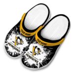 customized pittsburgh penguins splash art clog best selling