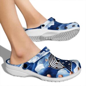 customized portland trail blazers ocean waves clog fashion forward