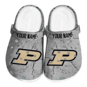 customized purdue boilermakers cracked texture clog best selling