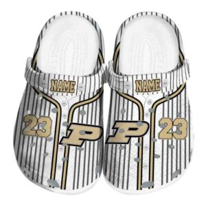customized purdue boilermakers pinstripe pattern clog best selling