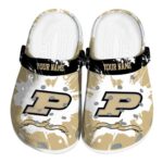 customized purdue boilermakers splatter pattern clog best selling