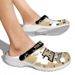 customized purdue boilermakers splatter pattern clog best selling
