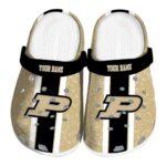 customized purdue boilermakers vertical stripes clog best selling