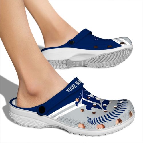 customized rice owls baseball motif clog fashion forward
