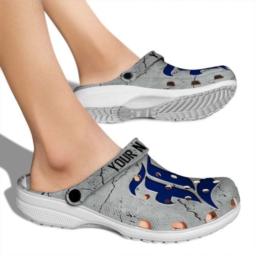 customized rice owls cracked texture clog fashion forward
