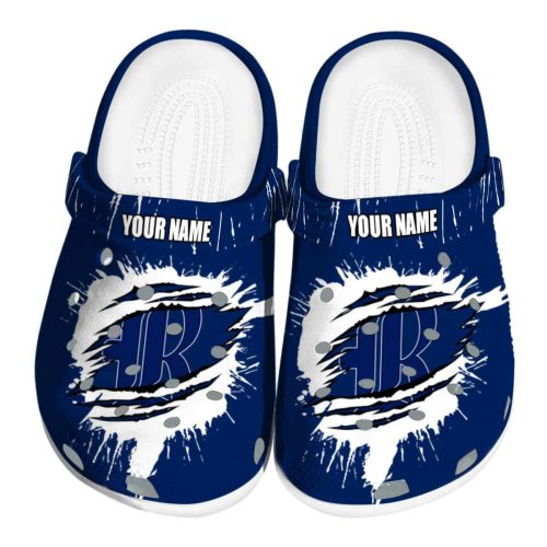 customized rice owls splash motif background clog best selling