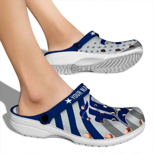 customized rice owls star spangled graphic clog fashion forward