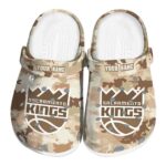 customized sacramento kings desert camo clog best selling