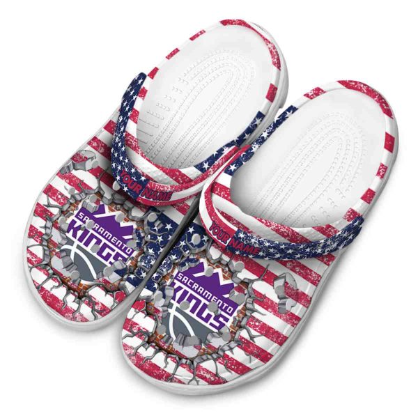 customized sacramento kings freedom splinter clog latest model