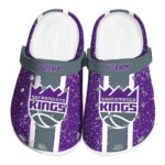 customized sacramento kings vertical stripes clog best selling