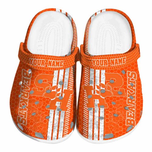 customized sam houston bearkats contrasting stripes clog best selling