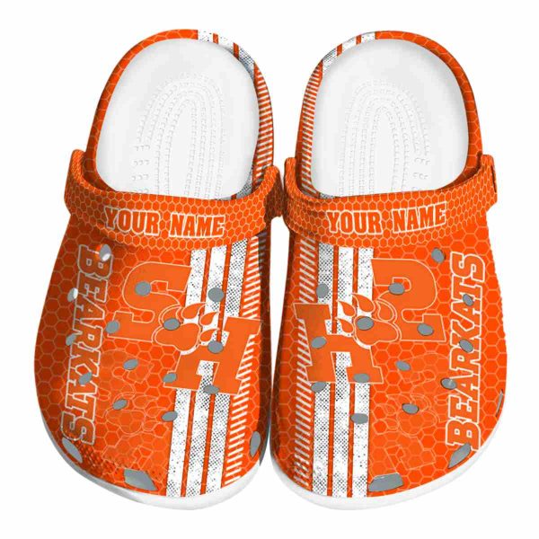 customized sam houston bearkats contrasting stripes clog best selling