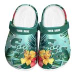 customized sam houston bearkats tropical vibes clog best selling