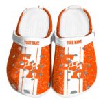 customized sam houston bearkats vertical stripes clog best selling