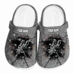 customized san antonio spurs cracked ground texture clog best selling