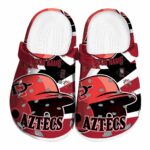 customized san diego state aztecs baseball helmet clog best selling