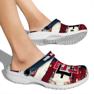 customized san diego state aztecs patriotic stripes clog fashion forward