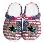 customized san jose sharks freedom splinter clog best selling