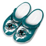 customized san jose sharks splash motif background clog best selling