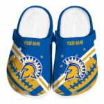 customized san jose state spartans football motif clog best selling