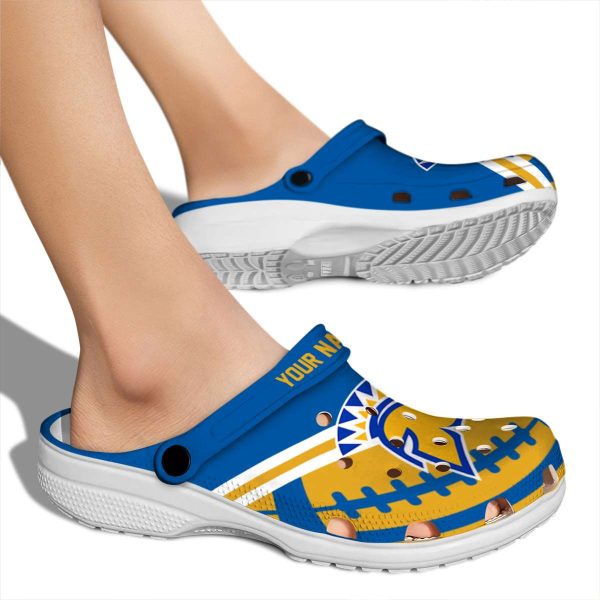 customized san jose state spartans football motif clog fashion forward
