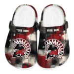 customized san jose state spartans plaid fusion clog best selling