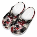 customized san jose state spartans plaid fusion clog best selling