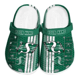 customized saskatchewan roughriders contrasting stripes clog best selling