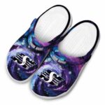 customized saskatchewan roughriders galaxy swirl clog best selling