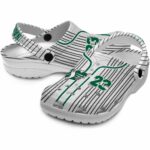 customized saskatchewan roughriders pinstripe pattern clog best selling