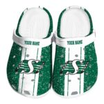 customized saskatchewan roughriders vertical stripes clog best selling