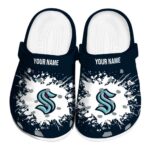 customized seattle kraken splatter background clog best selling