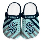 customized seattle kraken star spangled graphic clog best selling
