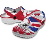 customized smu mustangs football helmet clog best selling